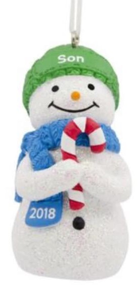 photo of snowman ornament