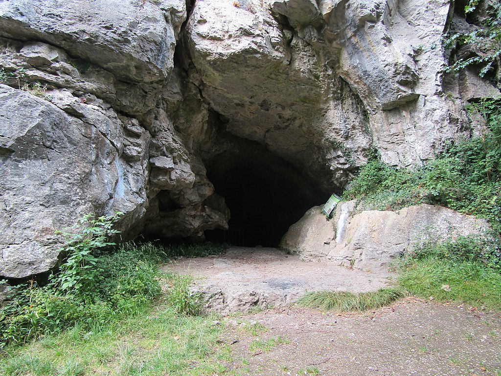 photo of entrance to a cave