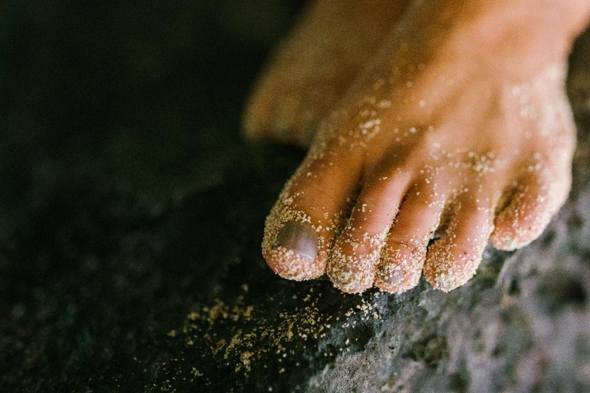 photo of a foot